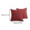 Christmas Pillow Cases Scottish Tartan Plaid Cushion Covers Bed Sofa Pad Party Decor Throw Pillow Cover Holiday Decors 45/50cm