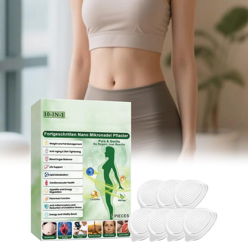 Патч с наноиглами 10-в-1, Патч для ухода за телом, Уменьшает дискомфорт, Естественно прилегает для ухода(7 шт./коробка)