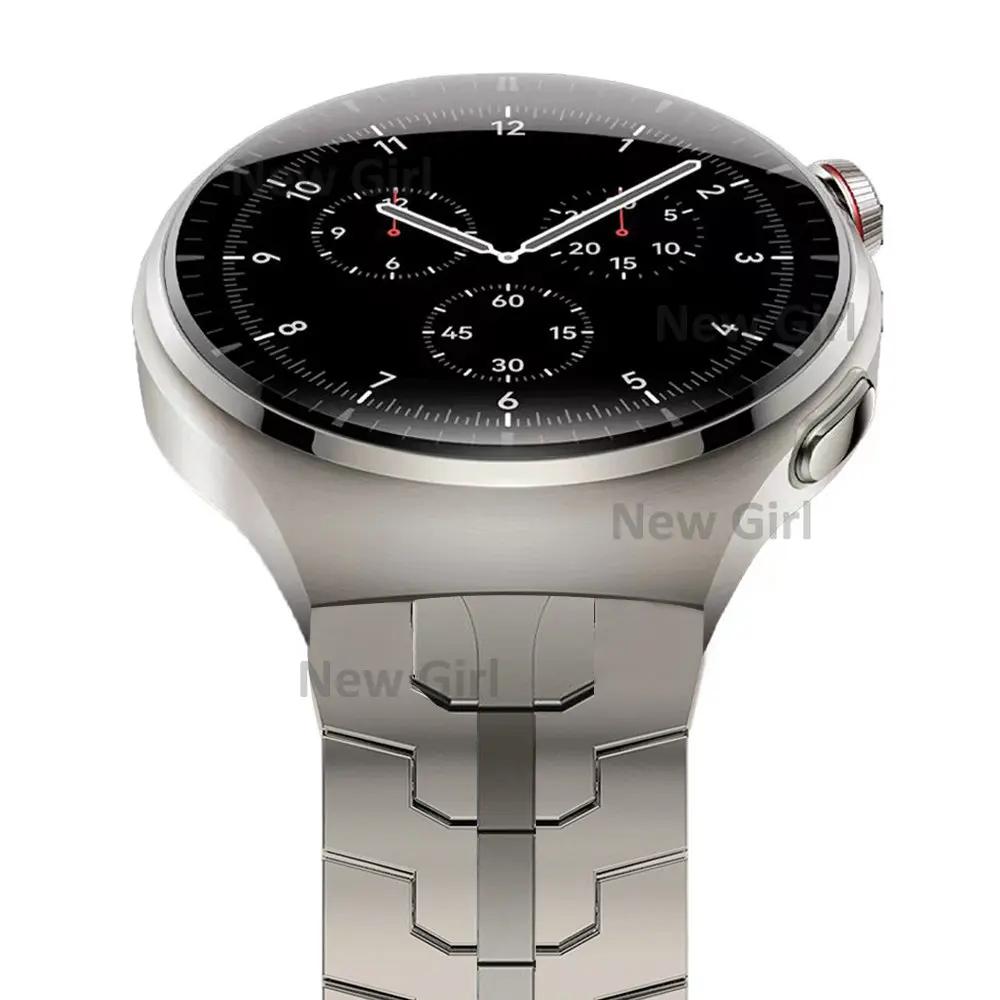 20 22 мм Роскошный ремешок из нержавеющей стали Для Huawei Watch 4 Pro GT3 46 мм Для Samsung Galaxy Watch 6/5/4 Pro 45 мм Gear S3 Металлический браслет