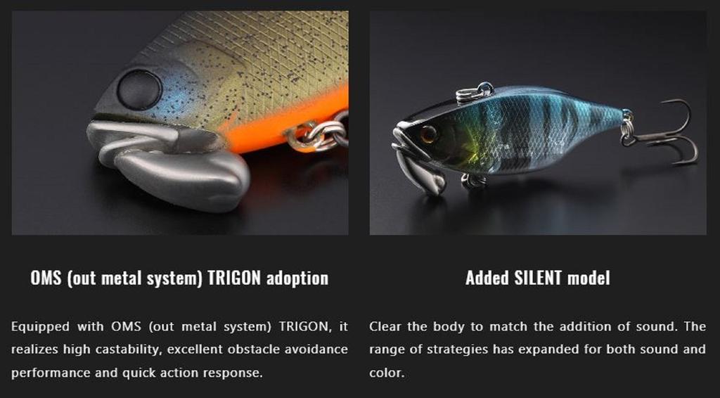 Jackall Бесшумная виброприманка TN 60 Trigon HL Hasu (3916)