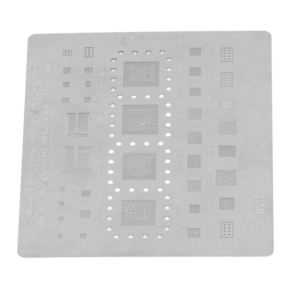 Телефон CPU BGA Reballing Stencil Reball Rework Template Screen для Samsung A60‑A90
