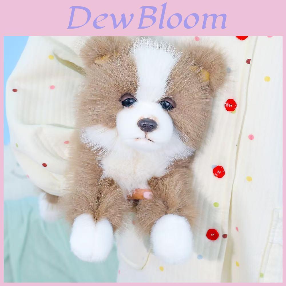 Cartoon Style Border Collie Plush Doll Gift For Girls And Boys