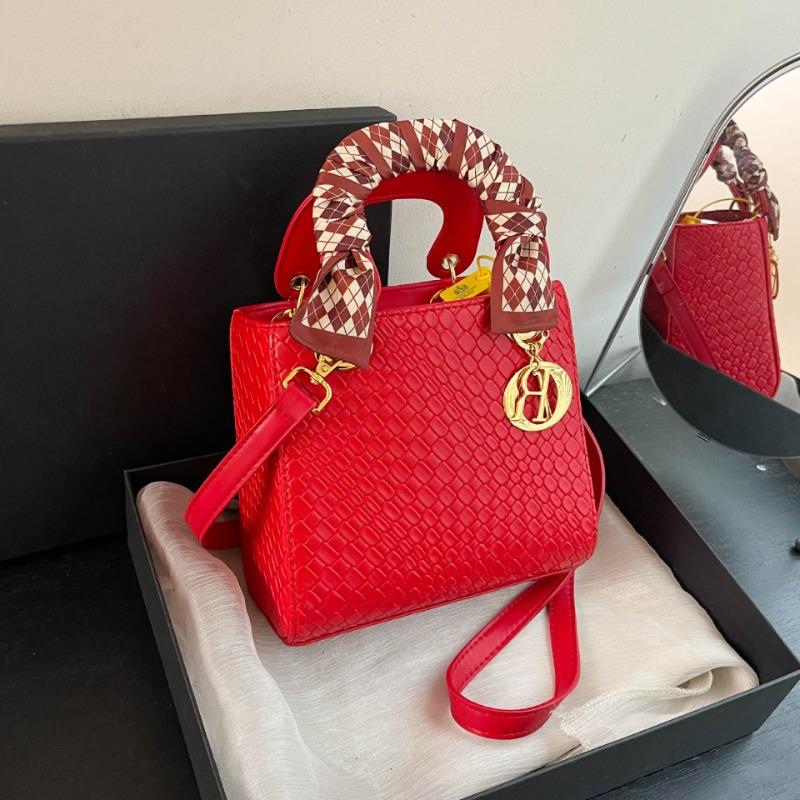 Маленькая квадратная сумка женская новая на плечо сумка-мессенджер сумочка плетеный ремень шелковый шарф сумка принцессы Дианы