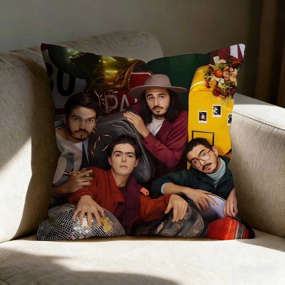 Mmorat Band Pillow Case Pillowcase Doublesided Printed Sofa Cushion Bedroom Headboard Pillow