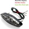 12v Motorcycle Brake Tail Lights 15 Led Bulbs Driving Light License Plate Led Lights Trailer Lights