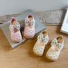 Small Leather Shoes For Girls, Princess, Spring Bow, Hollow Single Shoes For Children, Non-Slip, Versatile, Low-Top