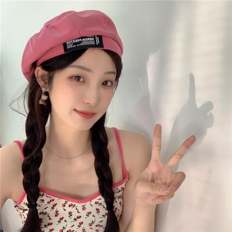 Берет Дышащий Вдохновленный Винтажем Женская Модная Шапка Разных Цветов