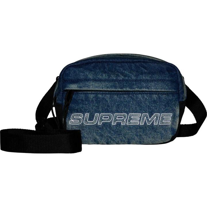 Supreme Denim Mini Shoulder Bag Washed Indigo