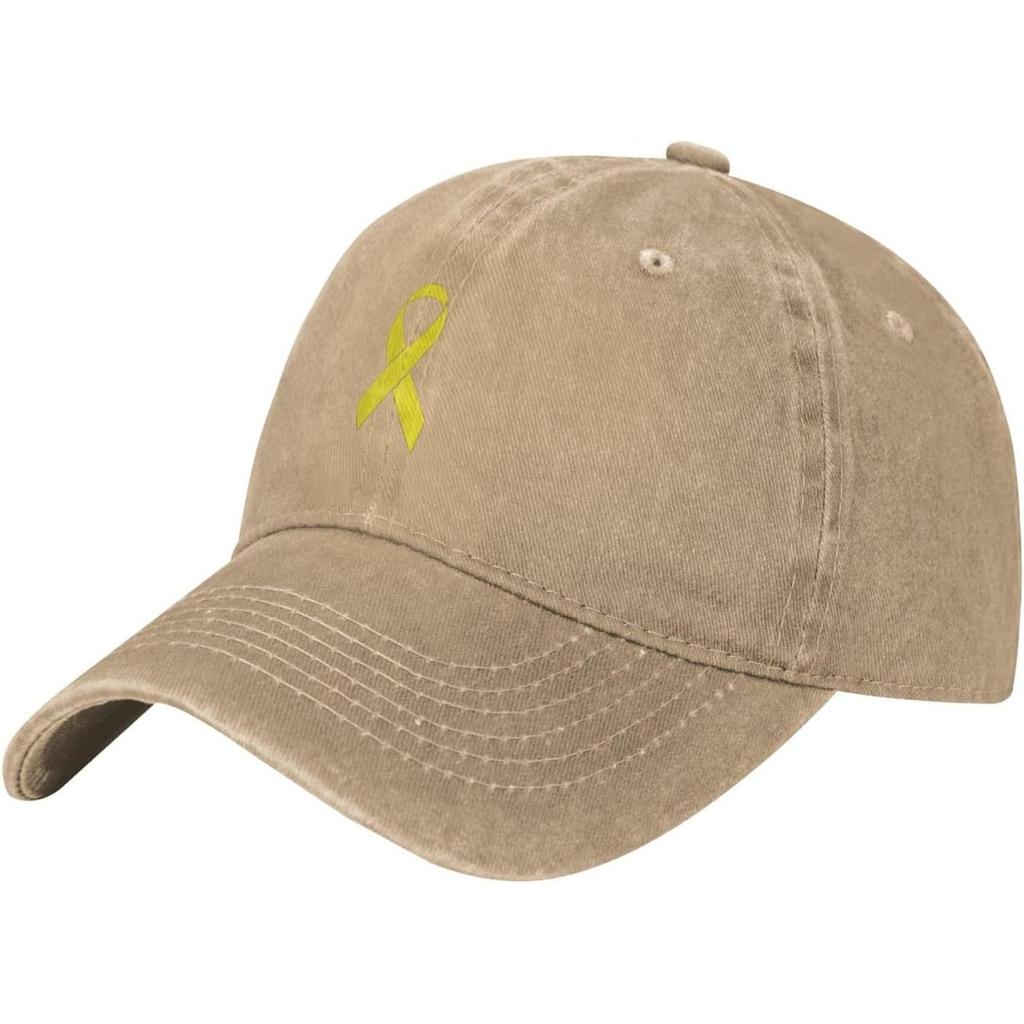 Sarcoma Awareness Ribbon Baseball Cap Washed Cotton Adjustable Golf Hat Casual for Unisex Women