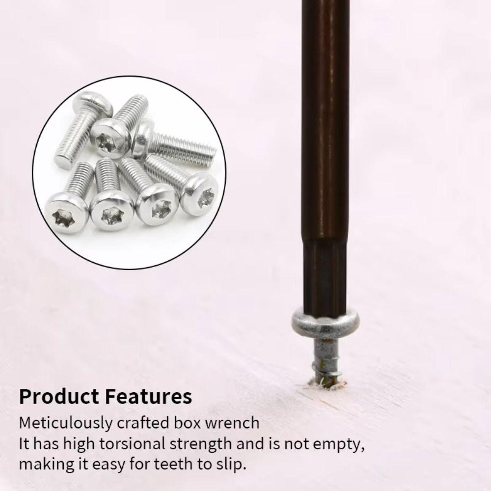 10Pcs Plum Shaped Torx Screwdriver Wrench T5 T6 T7 T8 T9 T15 T20 T Wrench New Torx Screw Spanner