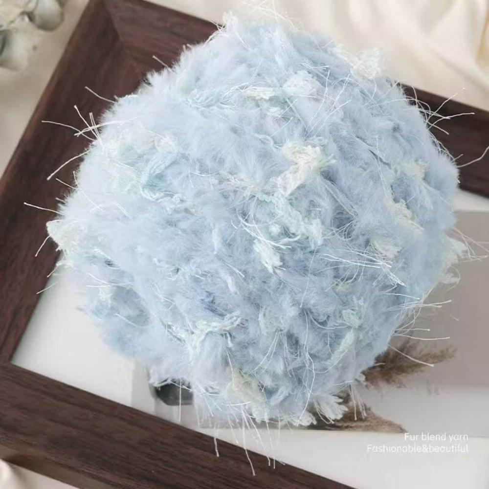 Mixed Flowers Fancy Yarn Colorful Woven Thread New Blended Yarn Knitted Scarf Hat Sweater