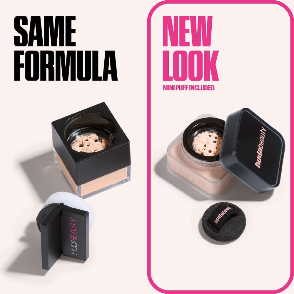 Huda Beauty Мини-пудра для запекания и фиксации Easy Bake 0,21 унции 6 г Peach Pie Средний/Загорелый с теплыми подтонами