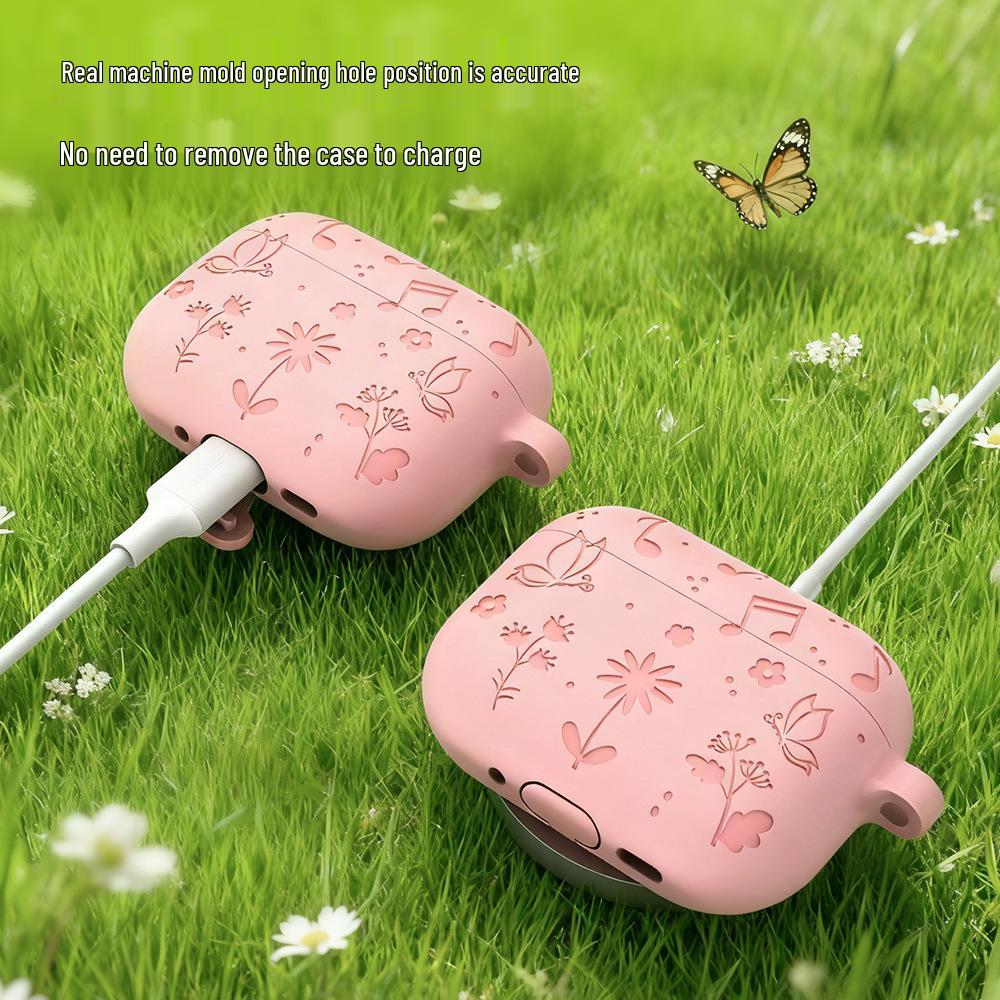 Защитный чехол для AirPods Pro 3: Креативный 3D-резной дизайн