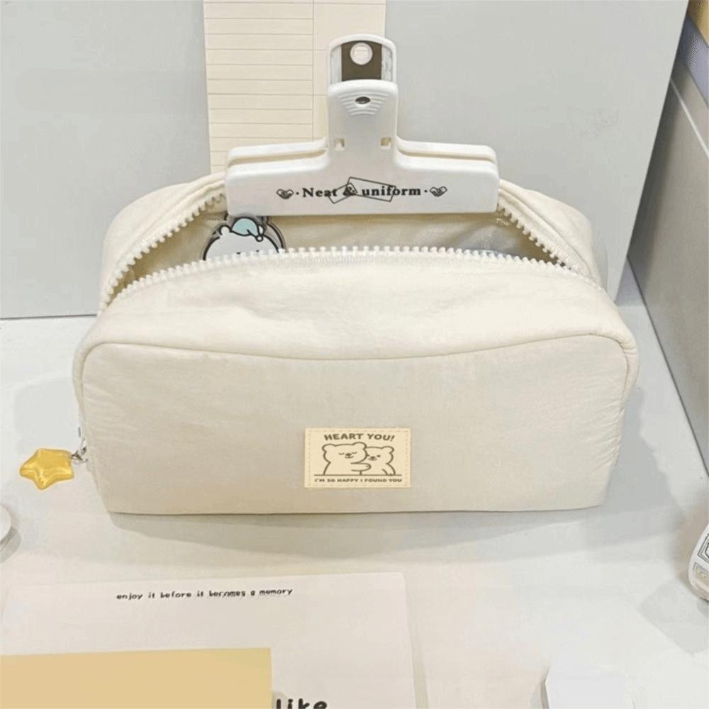 Large Capacity Pen Bag Cartoon Stationery Bag Cute Pencil Case  School Office