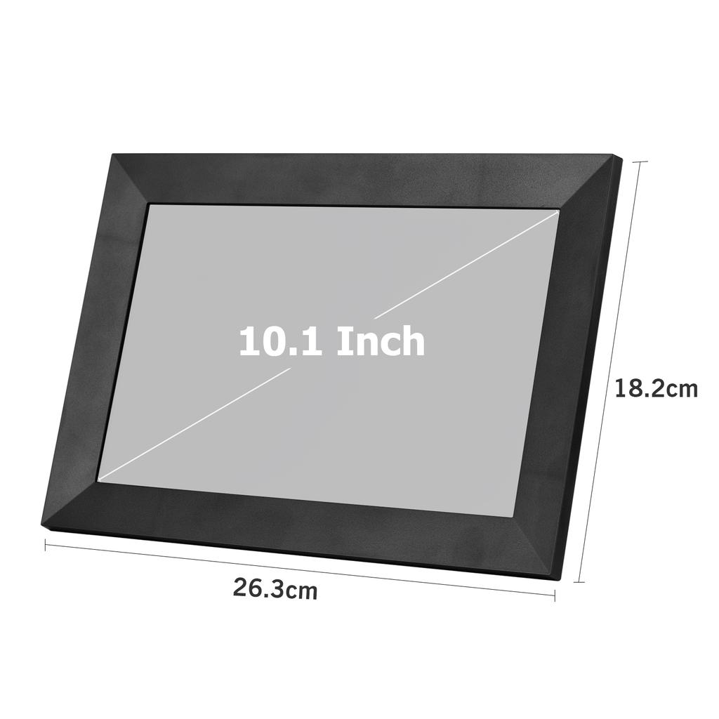 Andoer 10.1 Inch Smart WiFi Photo Frame Digital Picture Frame HD IPS Touch-screen 1280*800 Photo