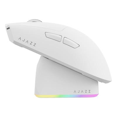 Официальный магазин AJAZZ Япония AJ139P V3 MAX Игровая мышь PAW3395 1000 Гц опроса 32000 DPI 3 режима подключения Магнитная зарядка RGB 69 г Идеально для игр и офиса