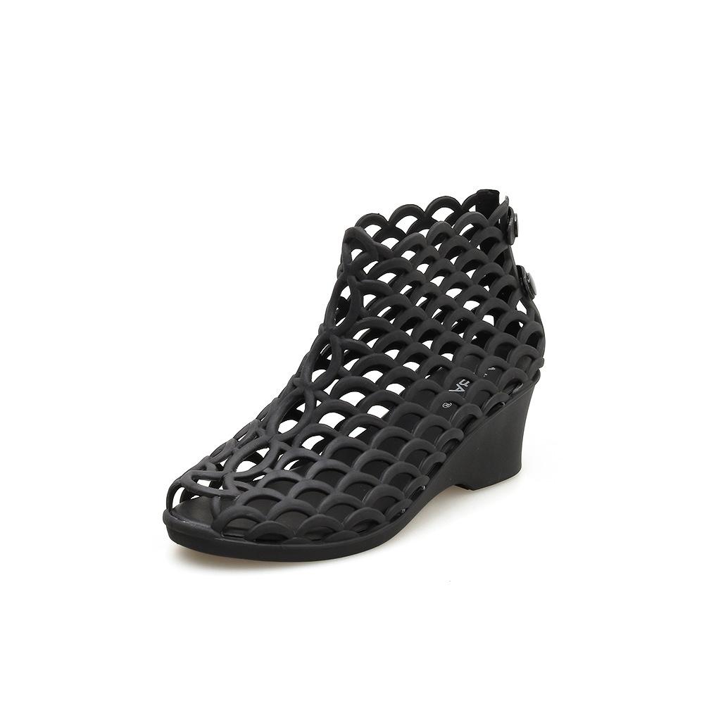 Женские сандалии Удобные туфли-лодочки Женская мода на танкетке Женские туфли с открытым носком Женская обувь Повседневные массивные сандалии Новые