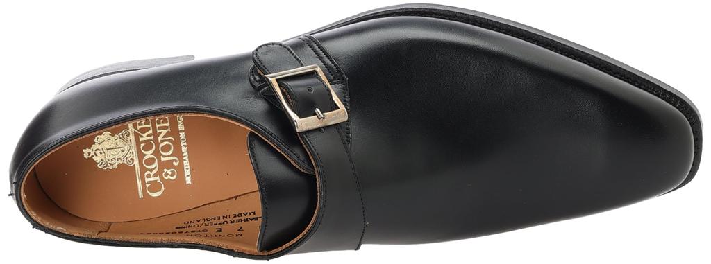 Crockett Jones MONKTON Деловые Размеры E и Мужская обувь, 25,0 см, Черный, (Код товара 25118AC01L1)
