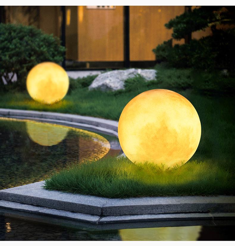 Solar Moon Light for Outdoor Courtyard Garden Landscaping