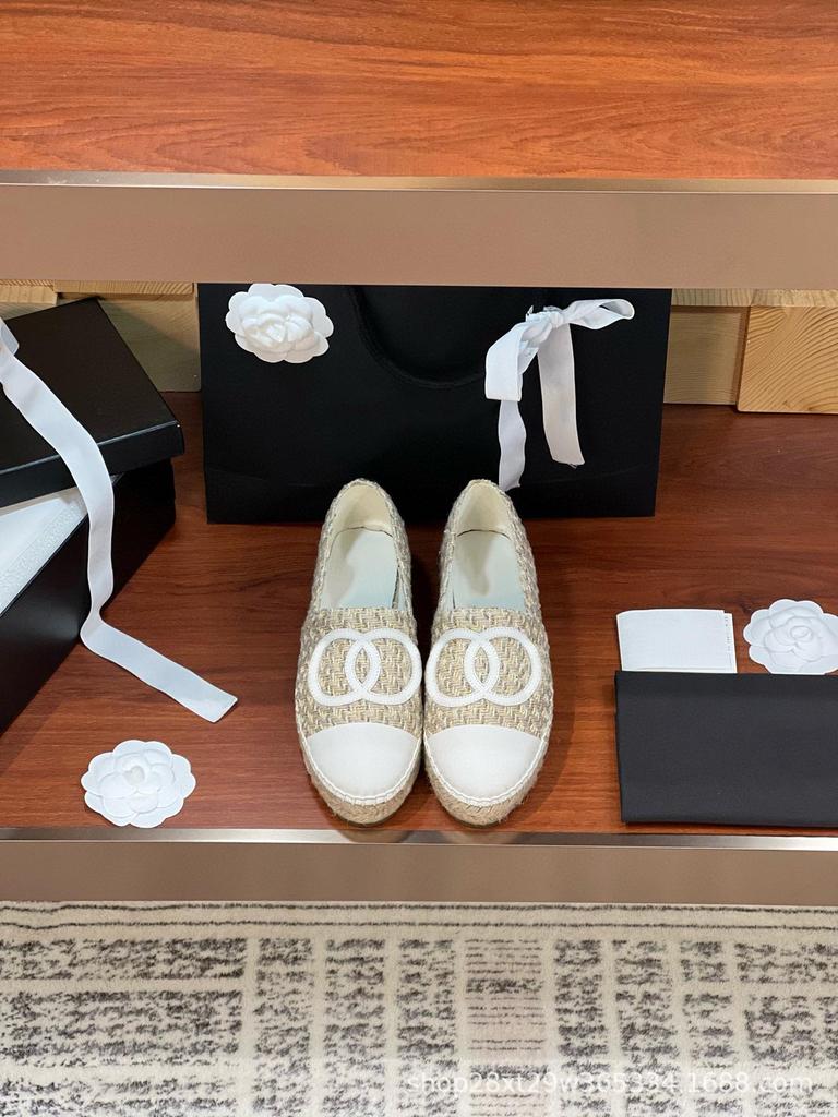 2024 Spring Upgraded Women's Xiao Xiangfeng Fisherman Shoes - Straw Rope Slip-On Dopamine Shoes