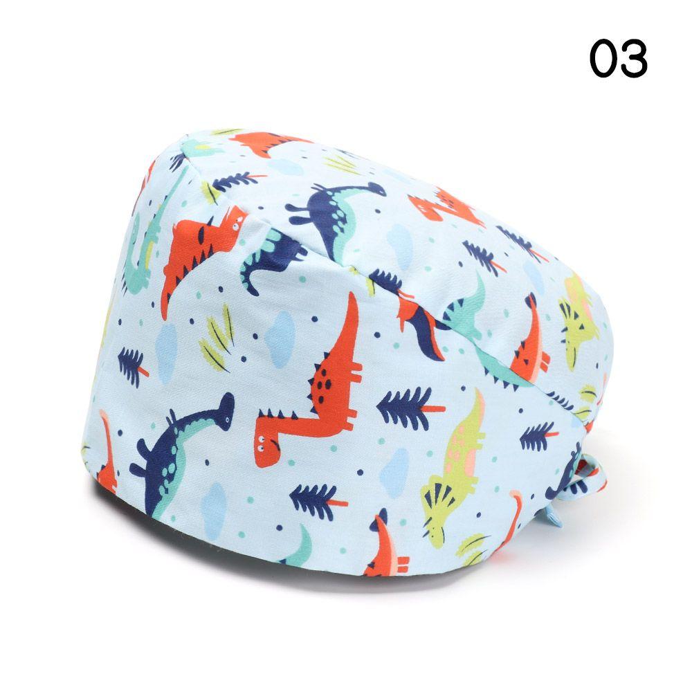 Эластичные круглые мужские и женские хирургические шапочки чистого цвета, хлопковые шапки с пышной шляпой