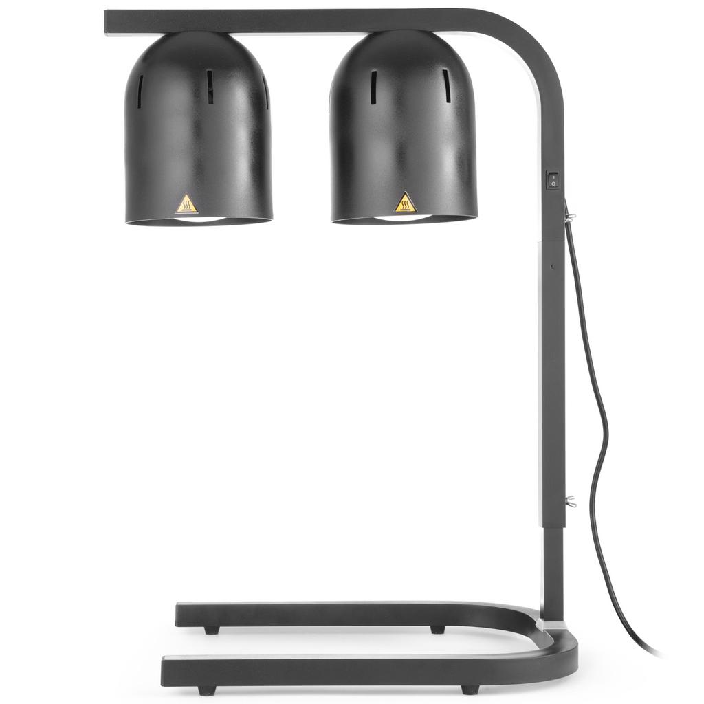 Heating lamp for heating fries, food, black, 500 W, Hendi 273913