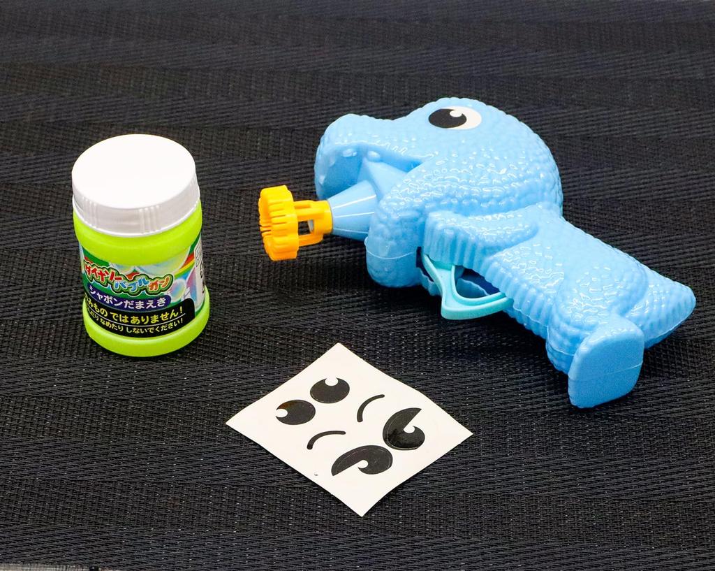 Ручная машина для выдувания пузырей Рюя Машина для выдувания пузырей Динозавр Саур из (Набор 6) [Фестивали/События/Детская вечеринка/Уличные киоски/Ярмарки]