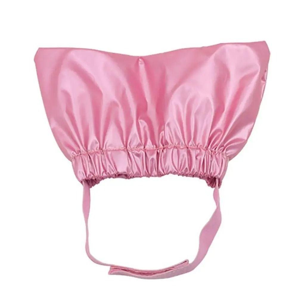 Водонепроницаемая шапочка для душа для кошек из полиэстера, универсальная шапочка для купания кошек