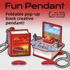 Брелок-брелок 3D Pop-Up Puzzle Book с сценой крепости для снятия стресса и в качестве креативного подарка