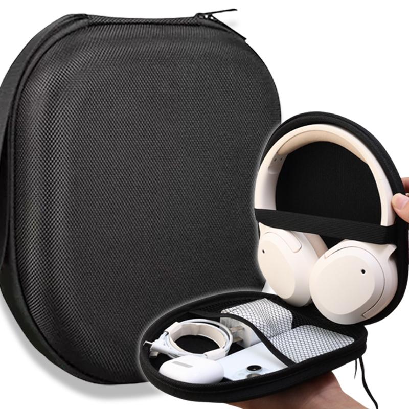 Чехол для наушников Sony WH-CH720N WH-1000XM4 MDR-ZX100 Универсальная дорожная сумка для гарнитуры Жесткий EVA-кейс для хранения Сумка-переноска для наушников
