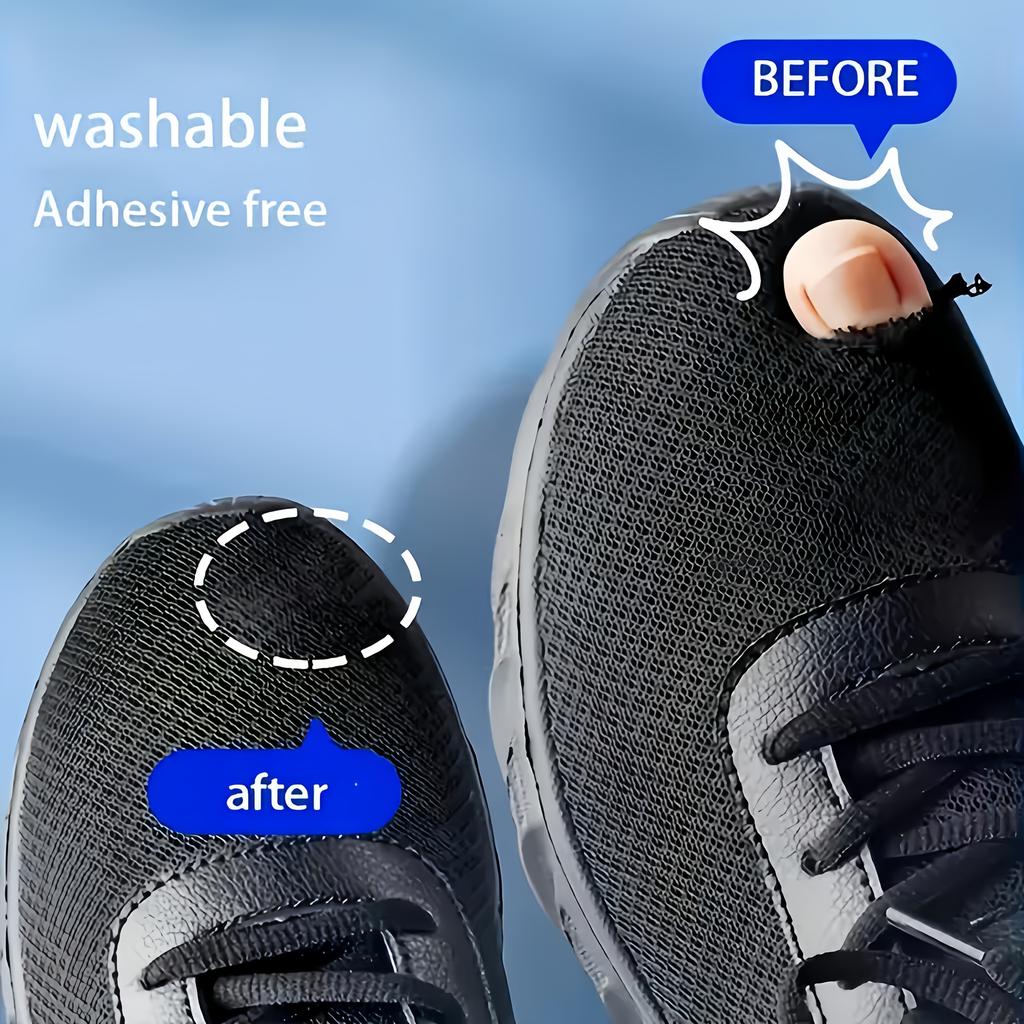 5 наборов самоклеящихся заплаток для ремонта обуви | Прочные сетчатые и кожаные заплатки для спортивной и повседневной обуви, защита пятки