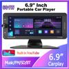 6.9-inch Wireless Carplay Built-in Youtube Portable HD IPS Touch Screen Car MP5 Player Bluetooth Mirror Link FM BT DSP AUX