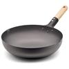 Frying IH Deep Double Fiber Made In Genuine Original Cleaner Included Pan, Iron, 28cm, Compatible, Wok, Non-stick, Nitrided, Japan, Product,