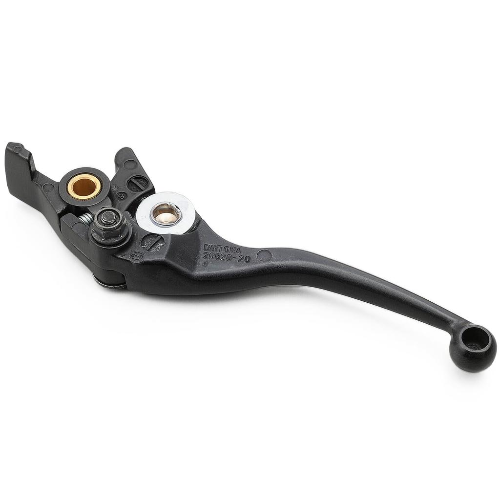 Daytona NISSIN 43338 Brake Master Cylinder for Motorcycles Horizontal Repair Parts Brake Short Lever 4 Stage Adjustment Black