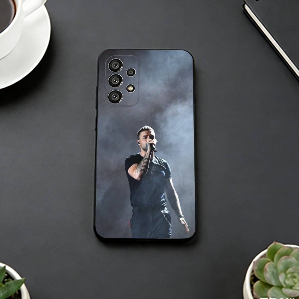 S-Singer L-Liam Payne Phone Case For Samsung S25,S24,S21,S22,S23,S30,Ultra,S20,Plus,Fe,Lite,Note,10,Black Cover
