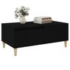  Coffee Table, Black, 90x50x36.5 Cm, Wood-based Material