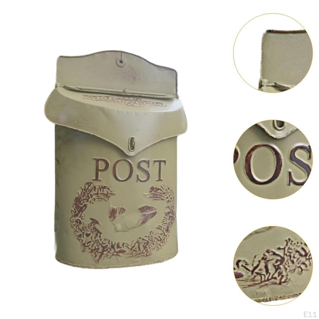 Настенный почтовый ящик почтовый ящик комментарий железный ностальгический шарм потертый шик для