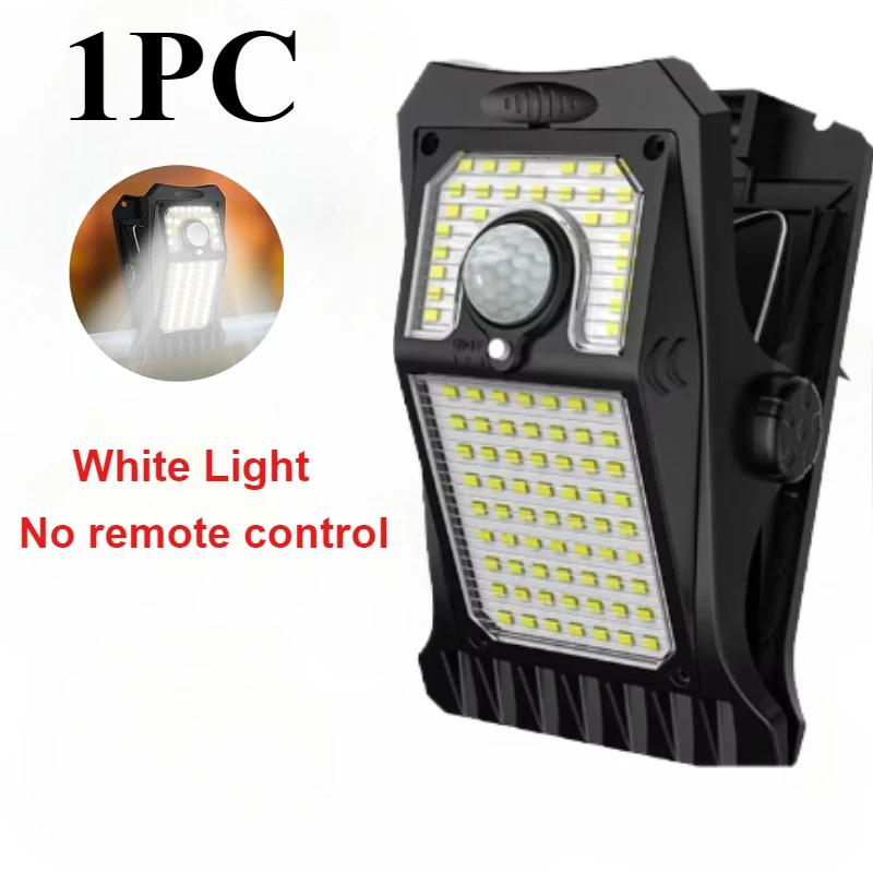 Новые светодиодные солнечные садовые уличные светильники Clip Light водонепроницаемый датчик движения кемпинговая лампа перезаряжаемая для украшения ландшафта стены