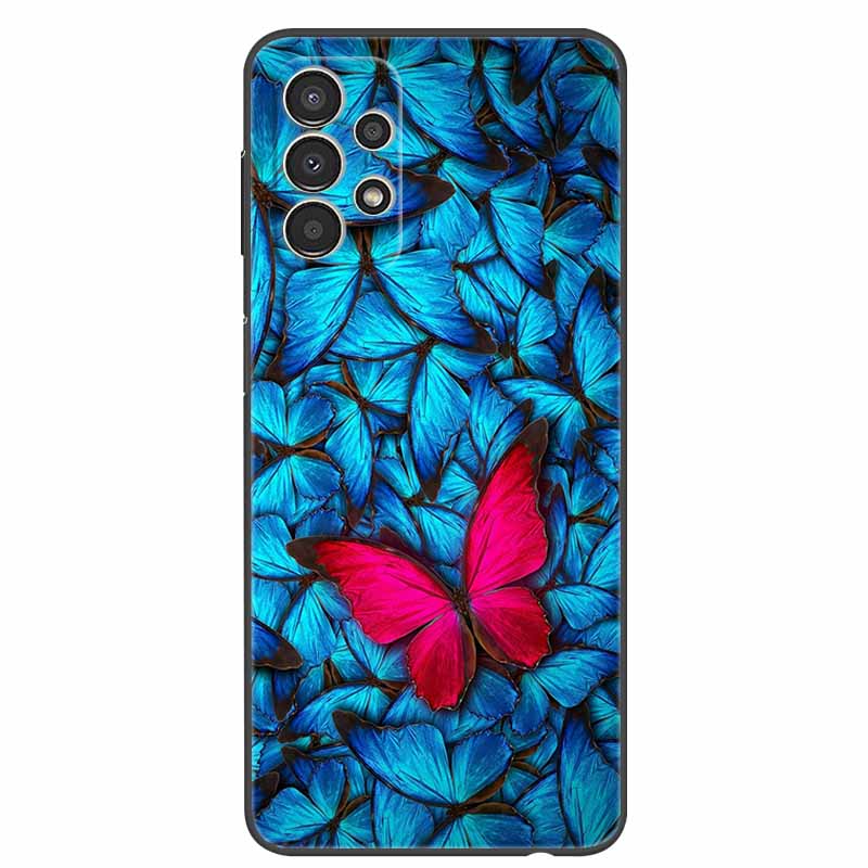 Для Samsung A13 4G чехол A135F мультфильм мягкий силиконовый волк телефон задняя крышка для Samsung Galaxy A13 4G чехлы лев Fundas A 13 2022