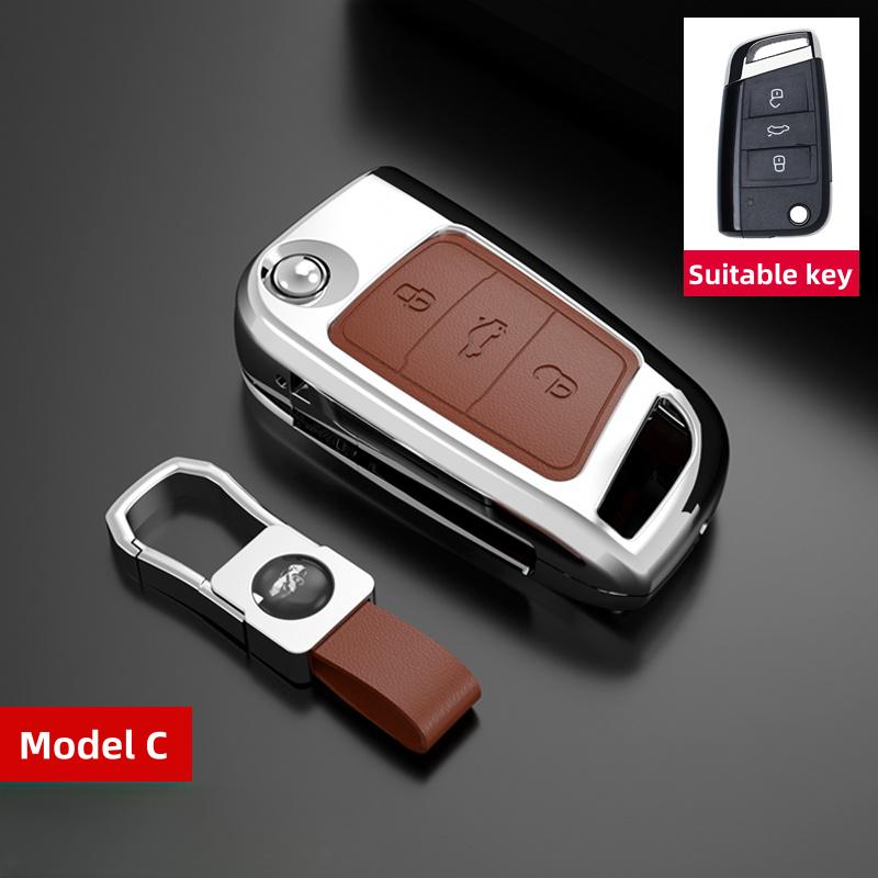 Цинковый сплав для VW Volkswagen Keycase Magotan B8 Seventeen To Eighteen Passat New Passat arteon Passat B5 B6 Key Case Key Cover