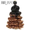 12Inch Deep Wavy Twist Crochet Hair Afro Curls Water Wave Crochet Braids Synthetic Italy Curls Braiding Hair Extensions For Boho