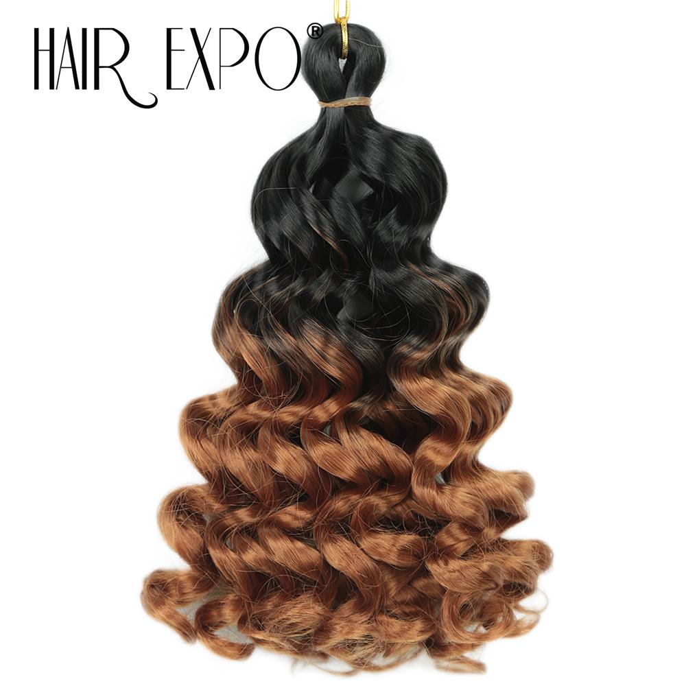 12Inch Deep Wavy Twist Crochet Hair Afro Curls Water Wave Crochet Braids Synthetic Italy Curls Braiding Hair Extensions For Boho