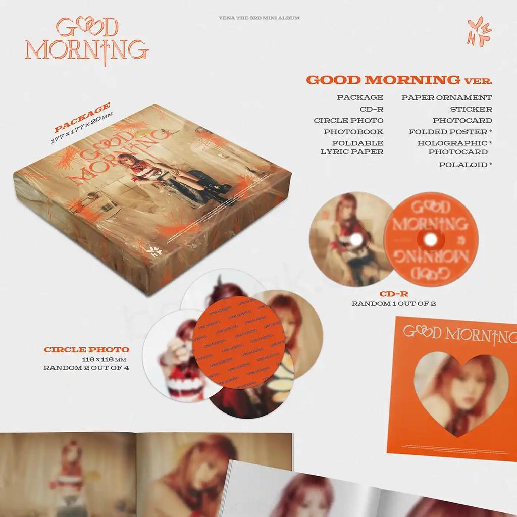 (PRE-ORDER) YENA - [GOOD MORNING] 3rd Mini Album