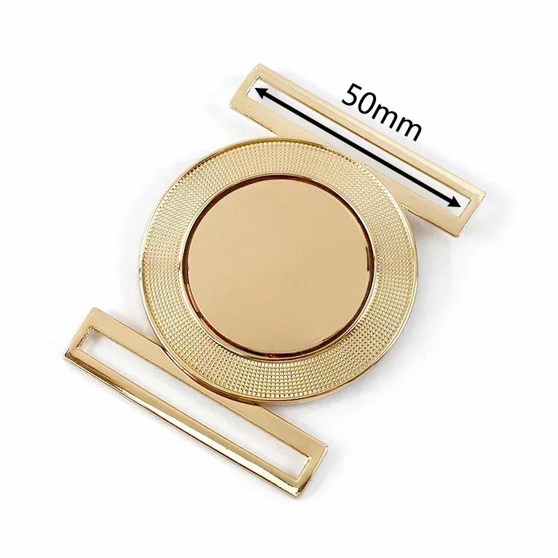 Meetee 1/2/4/5 шт. 30-60 мм Металлическая пряжка для ремня на талию Ленточная лента Регулируемая застежка Пальто Пуховик Ремни Декор Крючки Пряжки Аксессуары