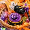 Жуткий Хэллоуин Декор Игрушка-антистресс, с Блестками Мягкая Дамплинги Тыква/Глазное Яблоко/Привидение Формы, Смешные Выражения Игрушки Снятие Стресса Сенсорные