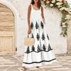 Women's Flowing Dresses Women's Summer Dresses Casual  Long Dresses Cute Floral Long Dresses