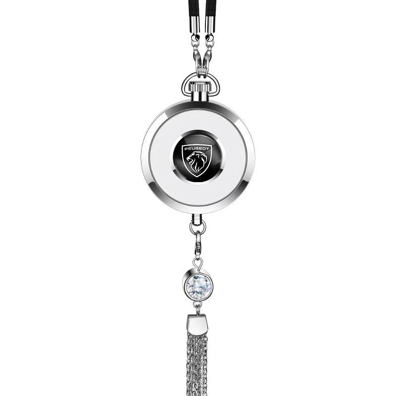 Car Perfume Badge Pendant Air Freshener Hanging Diffuser For Peugeot 5008 408 308 Landtrek 208 2008 3008 Rifter 508 301 108 608