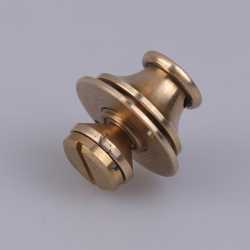 Латунный врезной зажим пряжки замок кошелек фурнитура прочная фурнитура для застежки сумки для рукоделия замок для кожаной сумки