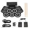 Electronic Drum Pad Bluetooth Recording Function Dual Speakers Portable Electronic Roll Up Drum Kit