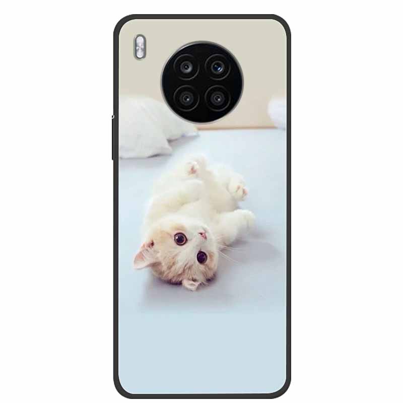 For Honor 50 Lite Case Shockproof Soft silicone TPU Back Cover For Huawei Honor 50 Lite Phone Cases Honor50 Lite Cute Cartoon